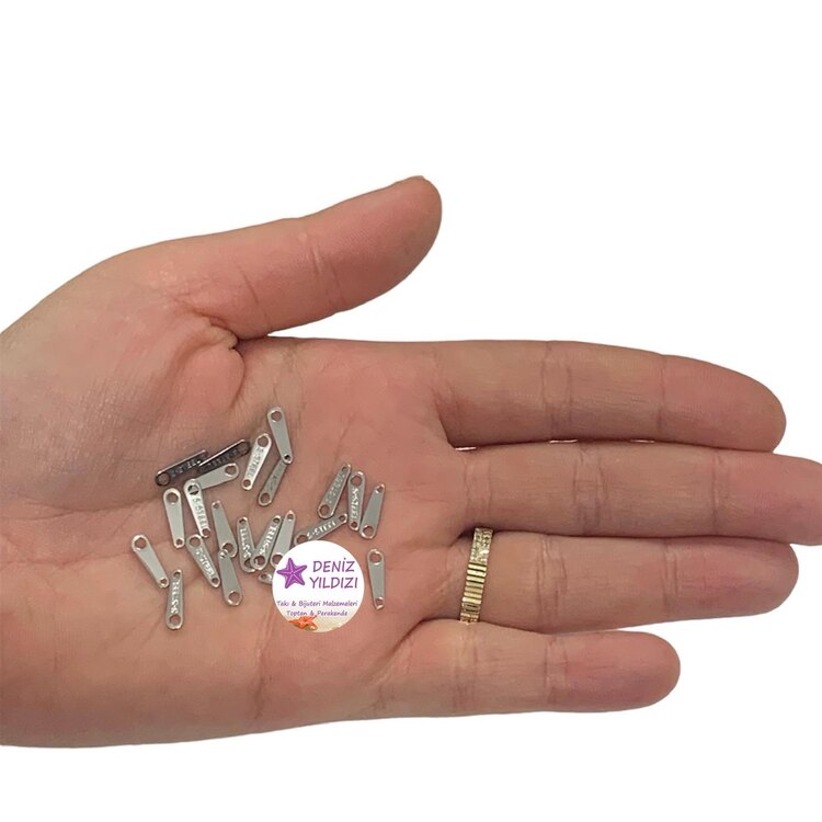 Çelik Steel Yazısı BEYAZ