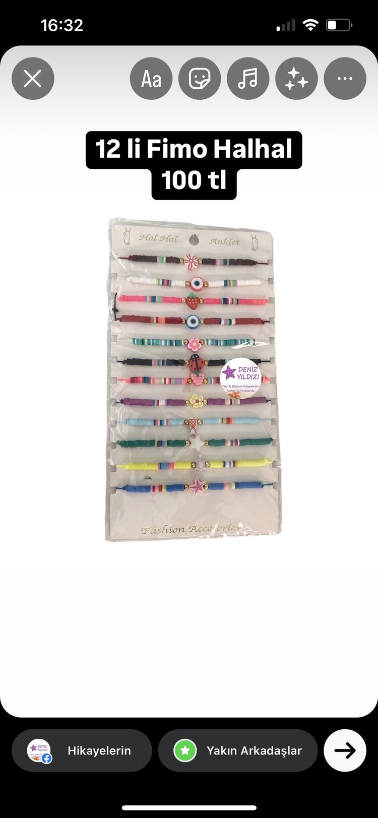 12 li kartonda Fimo Halhal