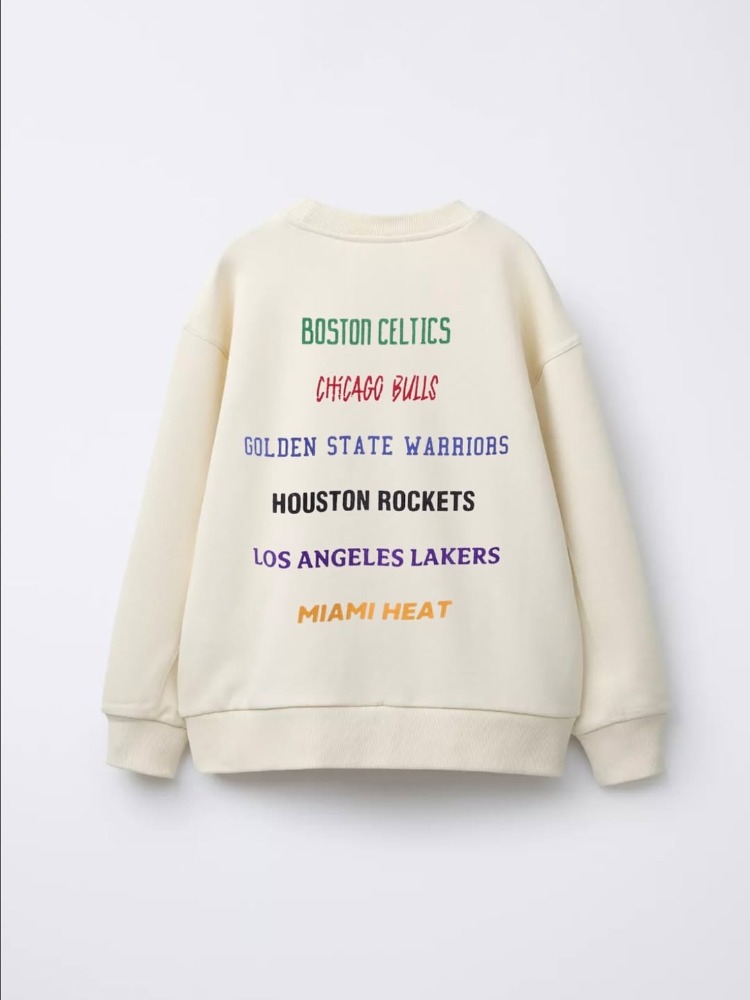 Erkek Çocuk Nba+Lakers Baskılı Sweatshirt