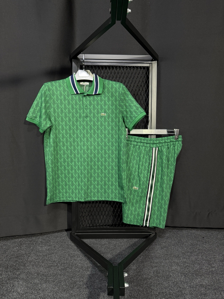 LACOSTE MONOGRAM ŞORTLU TAKIM