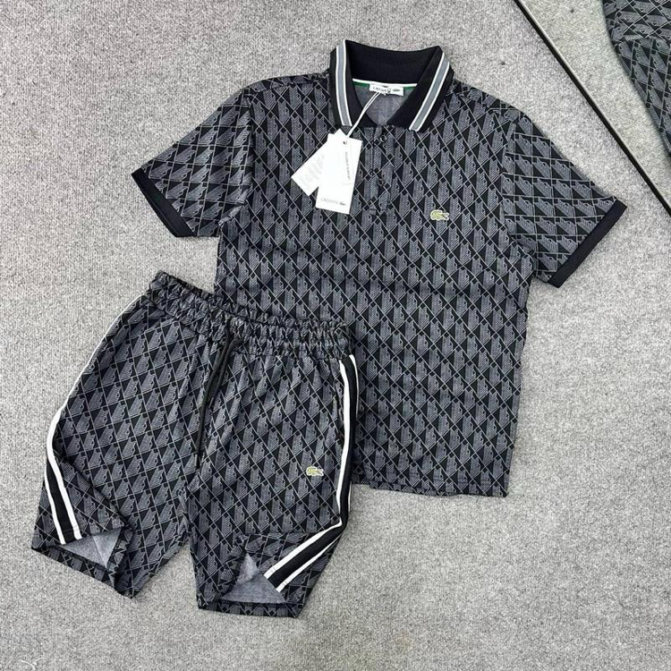 LACOSTE MONOGRAM ŞORTLU TAKIM