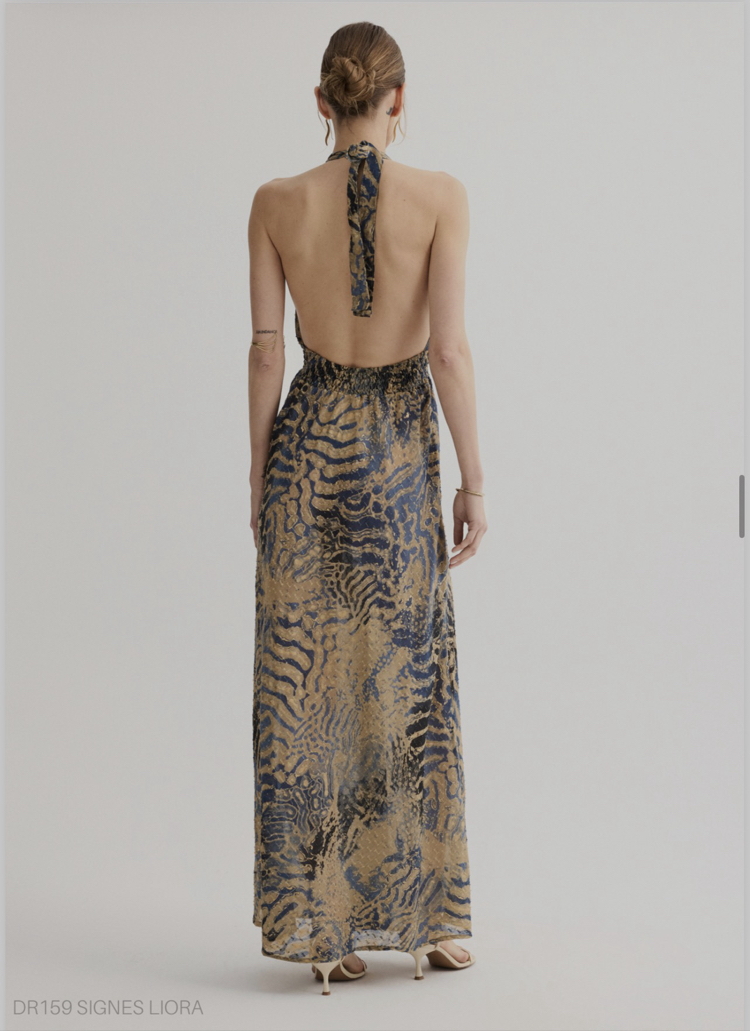 Signes liora maxi elbise DR159