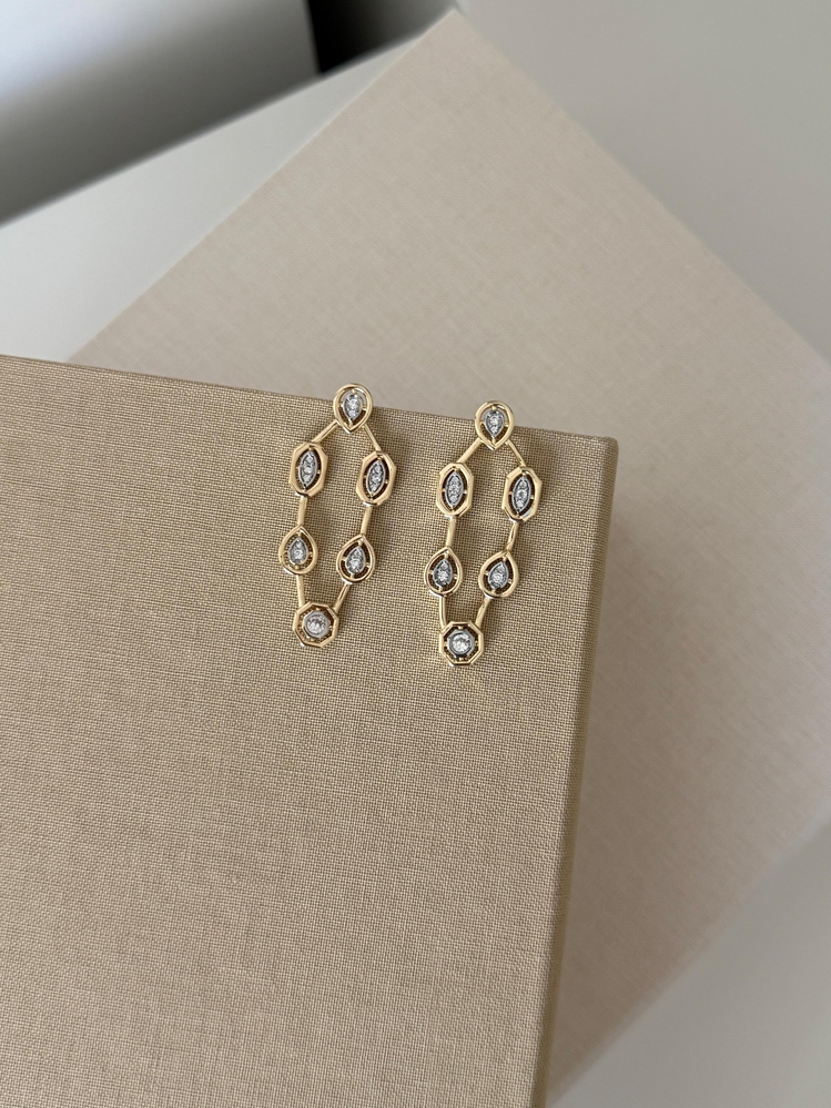 Double charm earring