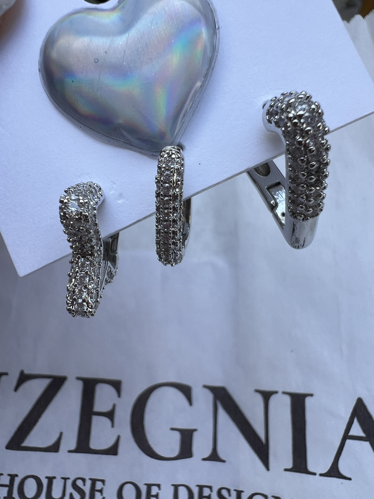Üçlü set elements küpe
