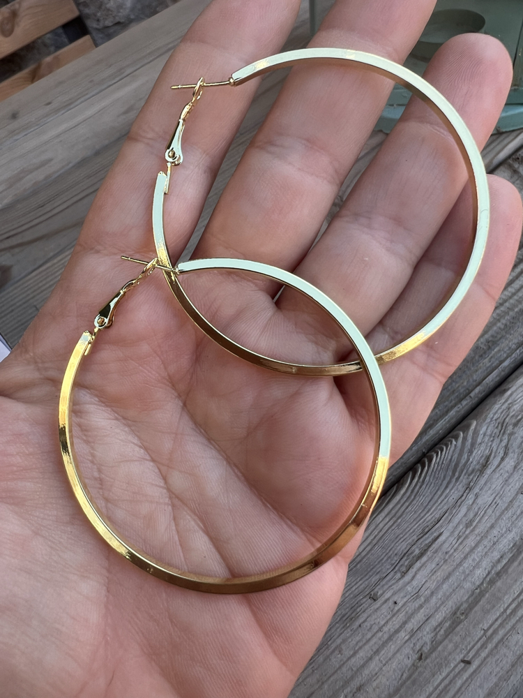 The big classy hoop halka küpe