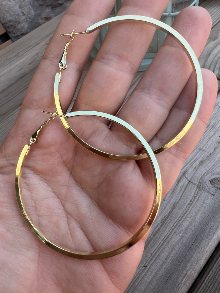 The big classy hoop halka küpe