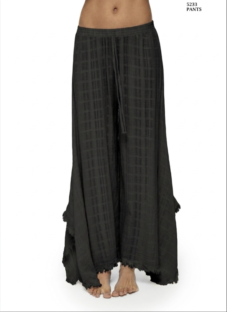 Bohemian siyah pantolon 5233