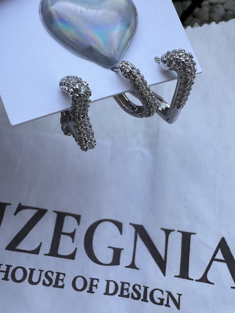 Üçlü set elements küpe