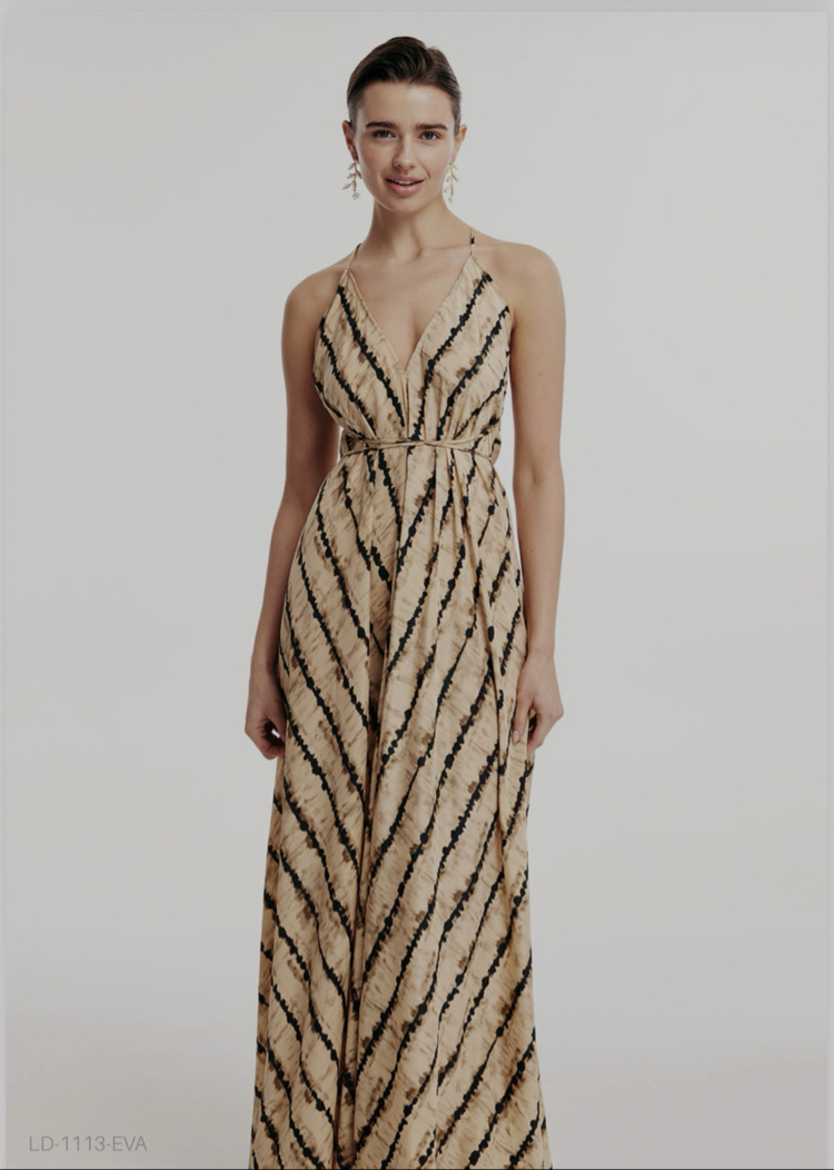 Eva ipek maxi elbise LD1113