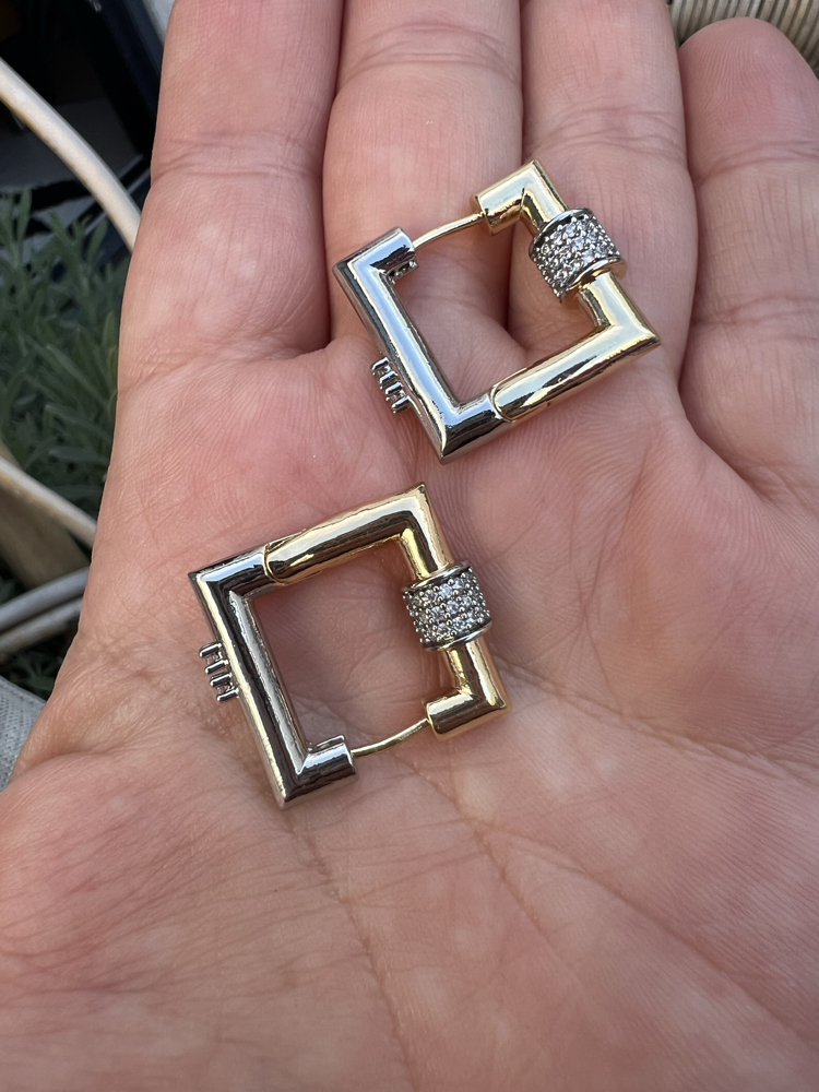 Square earring