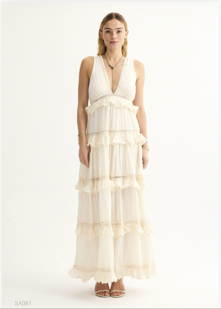 Mily maxi elbise Sa081