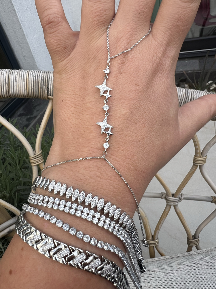 Petite silver bileklik