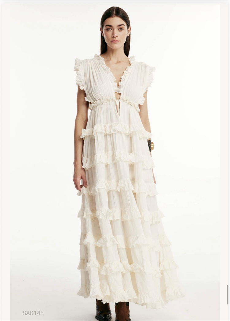 Paris maxi elbise sa0143