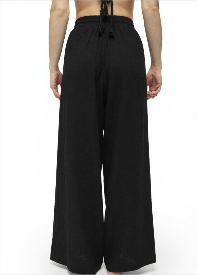 Siyah müslin pantolon 5020