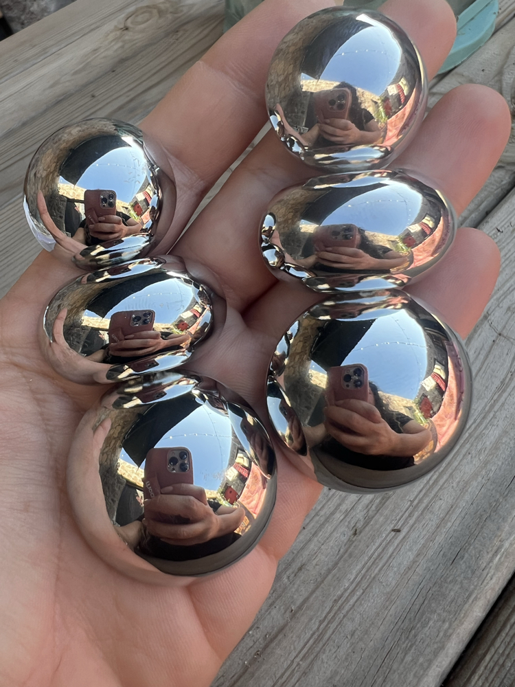 XL silver küpe