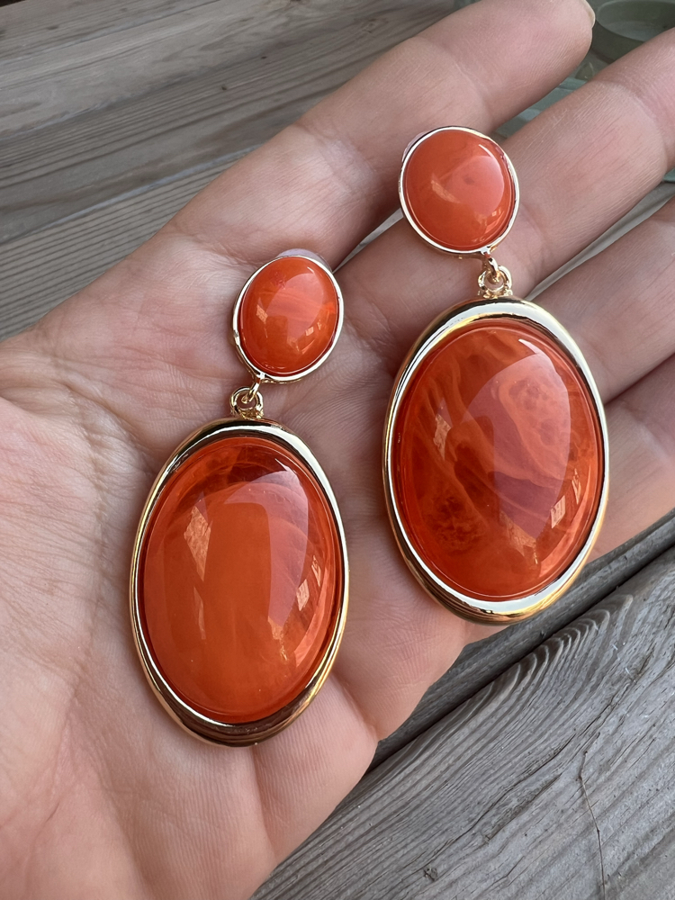 The sweetest orange küpe