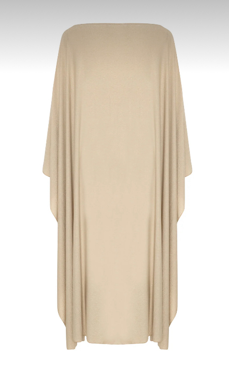 Gold lurex kaftan