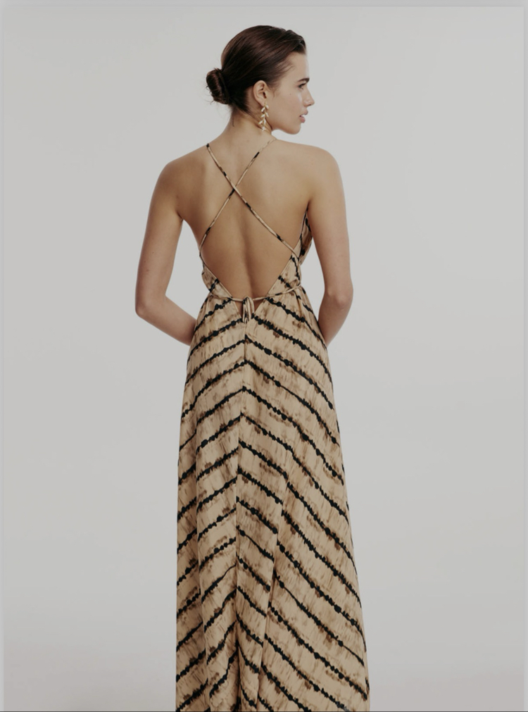 Eva ipek maxi elbise LD1113