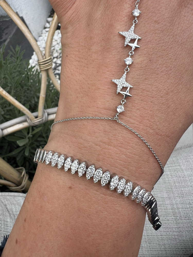 Petite silver bileklik