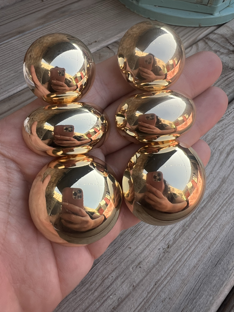 XL gold küpe