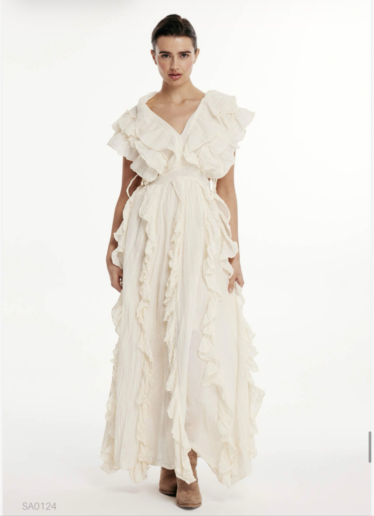 Anna maxi elbise SA0124