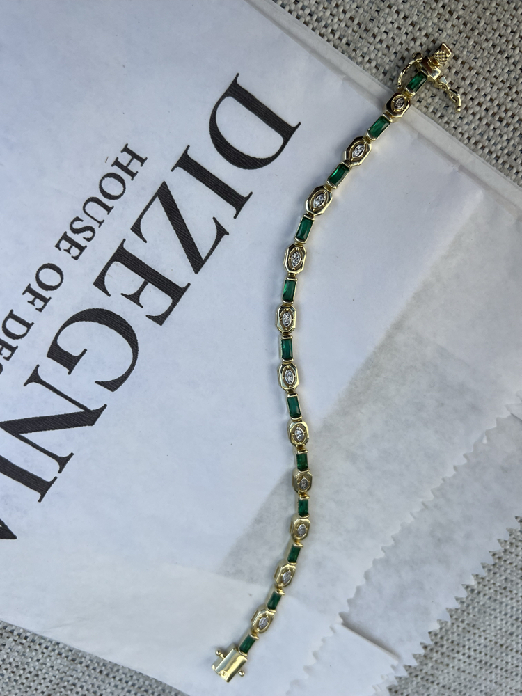 Emerald petite bileklik