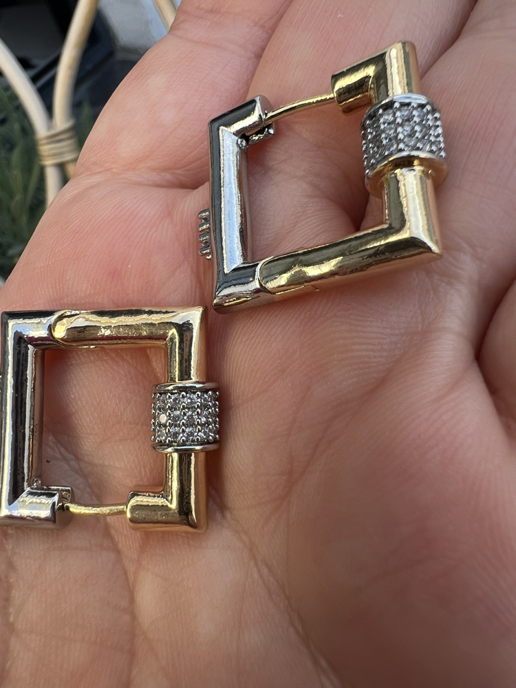 Square earring