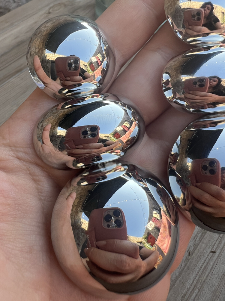 XL silver küpe