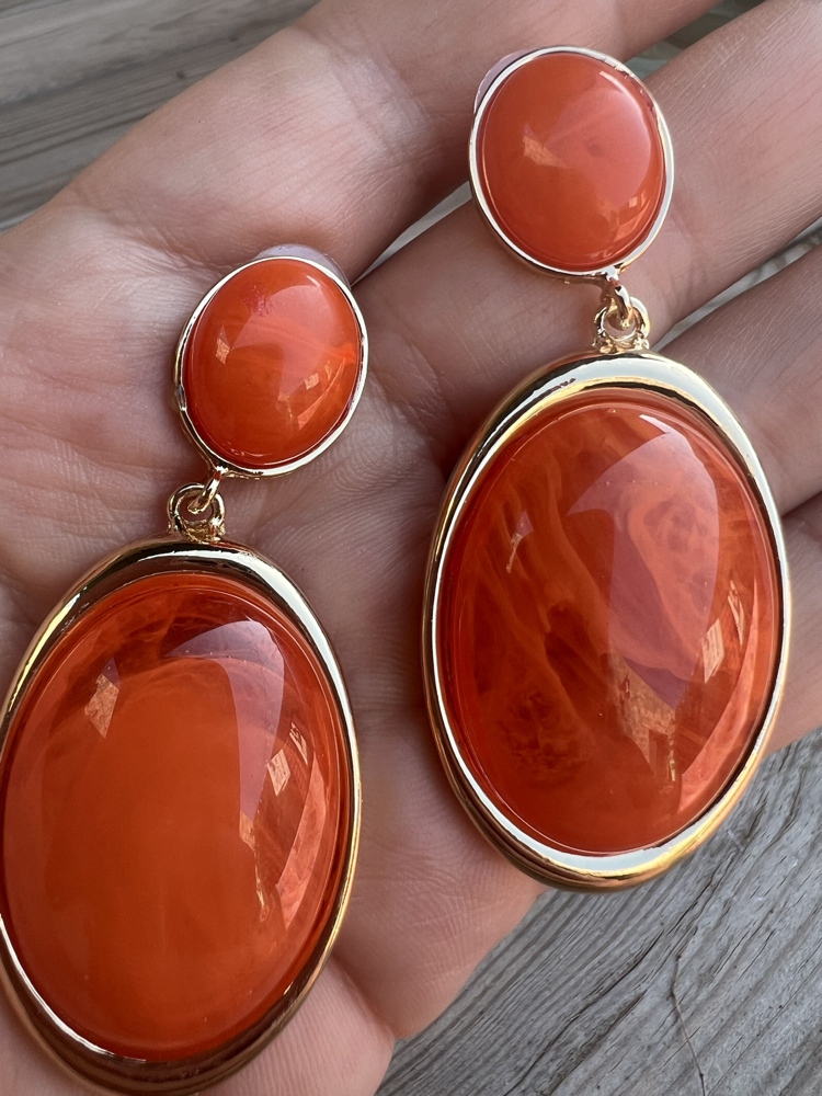 The sweetest orange küpe