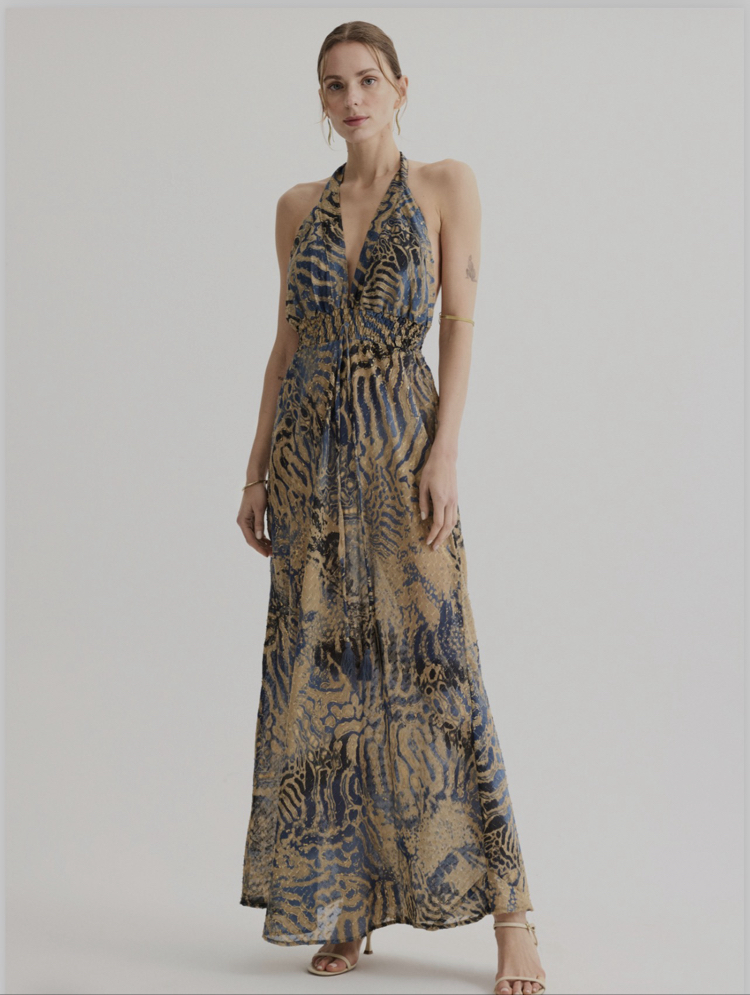 Signes liora maxi elbise DR159