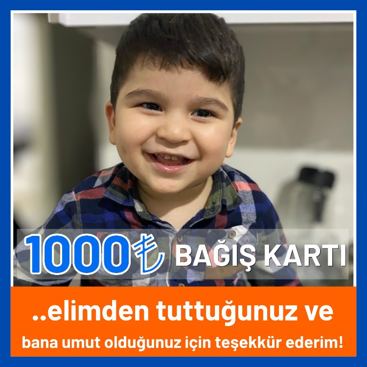 1000 TL DİJİTAL BAĞIŞ KARTI