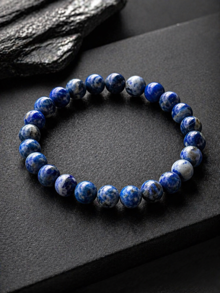 Lapis Lazuli tek bileklik 8 mm (Kariyer Taşı)
