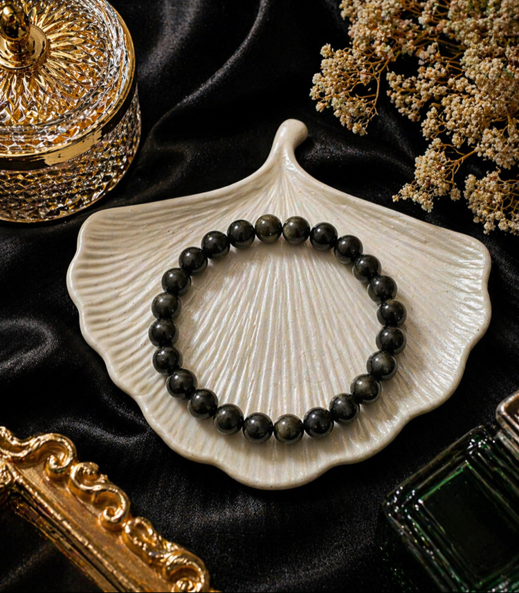 Gold Obsidyen (Enerji Koruyucu) Bileklik