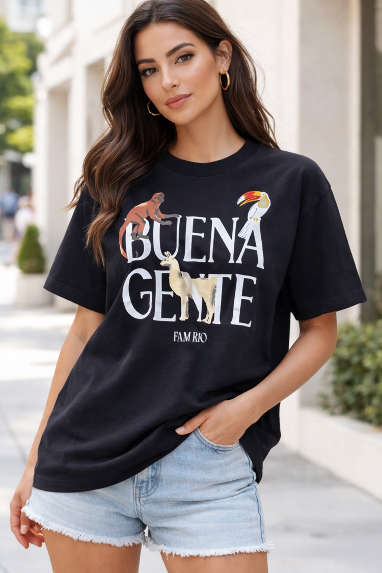 Farm rio baskılı tshirt