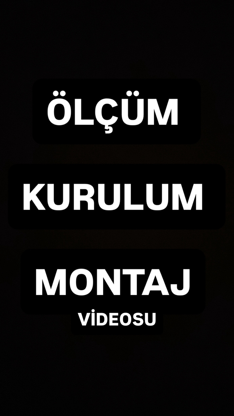 ÖLÇÜM & KURULUM & MONTAJ