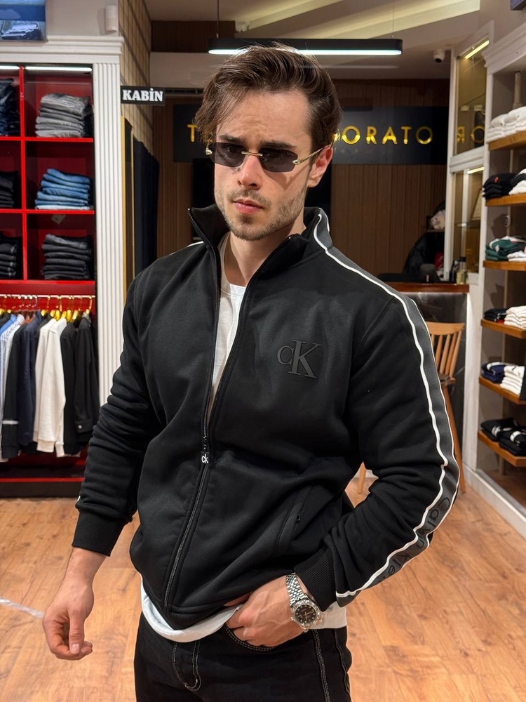CALVIN KLEİN KOL DESENLİ HIRKA 