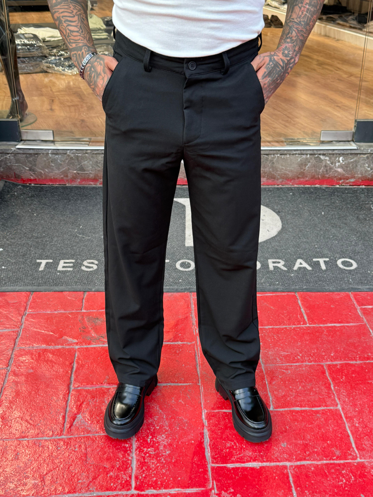SİYAH PREMİUM KUMAŞ PANTALON 