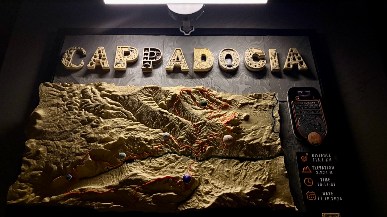 CAPPADOCIA | Personalized 3D Memory Frame-CAPPADOCIA | Kişiye Özel 3D Hatıra Tablosu-A2(42 x 59,