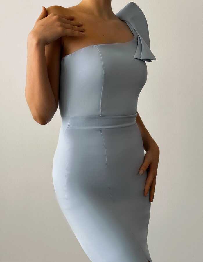 ELEYNA ELBİSE-MAVİ