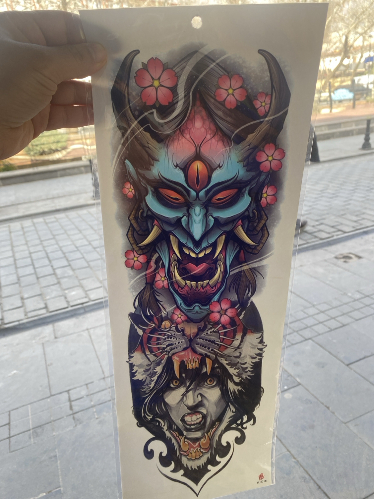 Tam kol kaplama / şeytan 48 × 17 cm