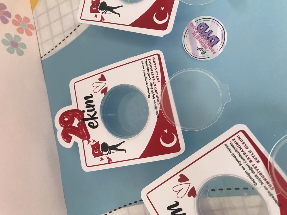 29 Ekim şeker kutusu