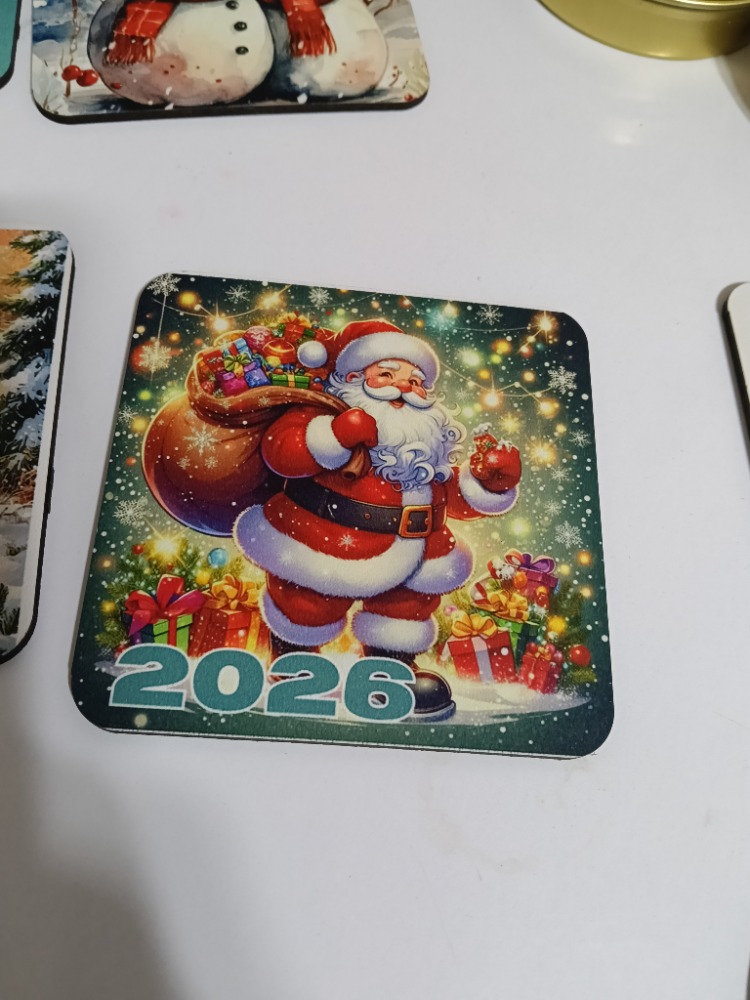 Yeni yil bardak Altligi