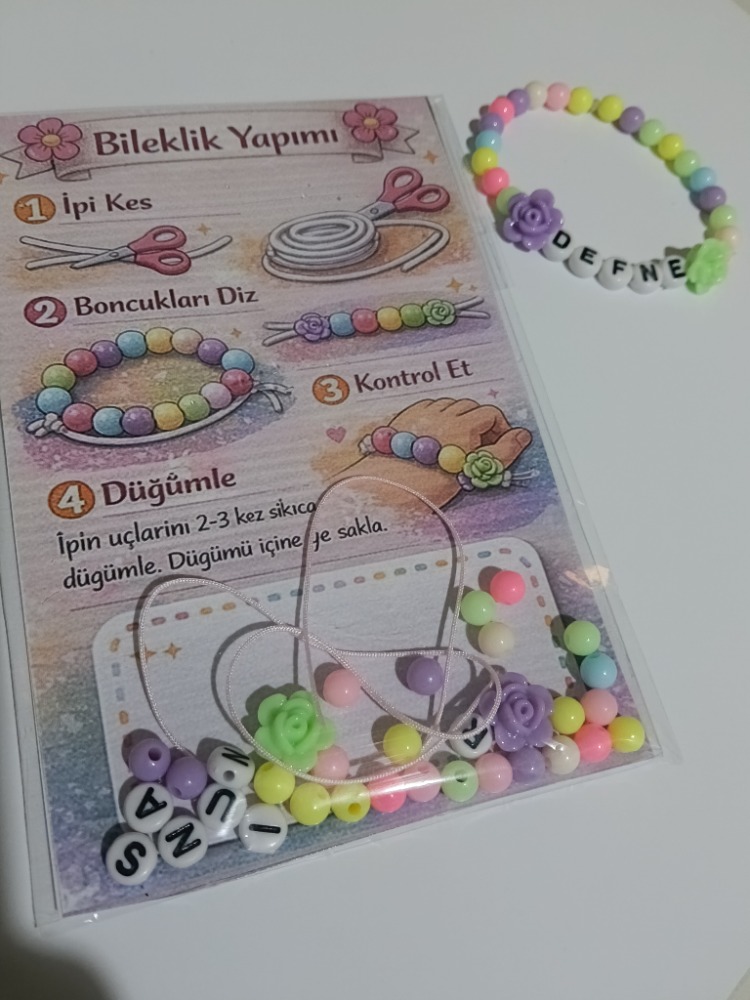  İsim kitli bileklik kiti ”