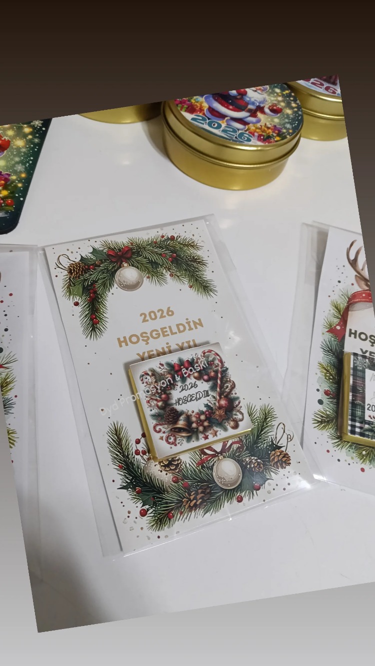 Yeni YIL Madlen cikolata