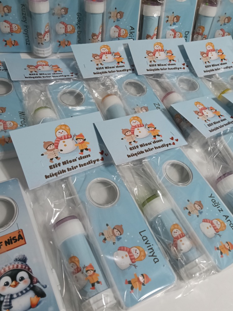 Kalem kutus ve kopuk baloncuk set