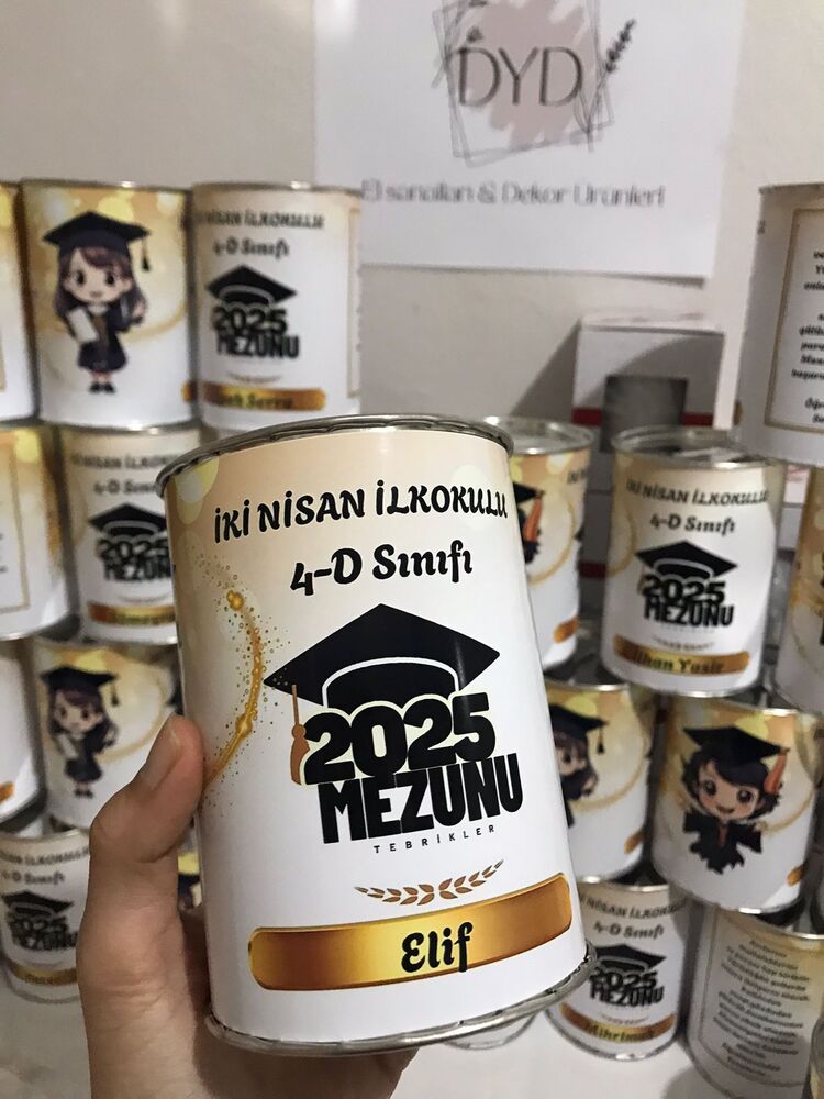 Kişiye özel tasarım metal kumbara