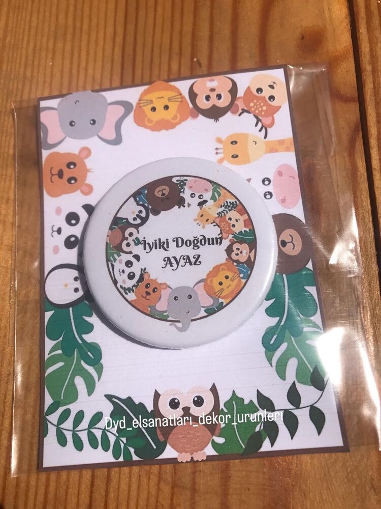 Buton Doğum Günü Magent açıcak