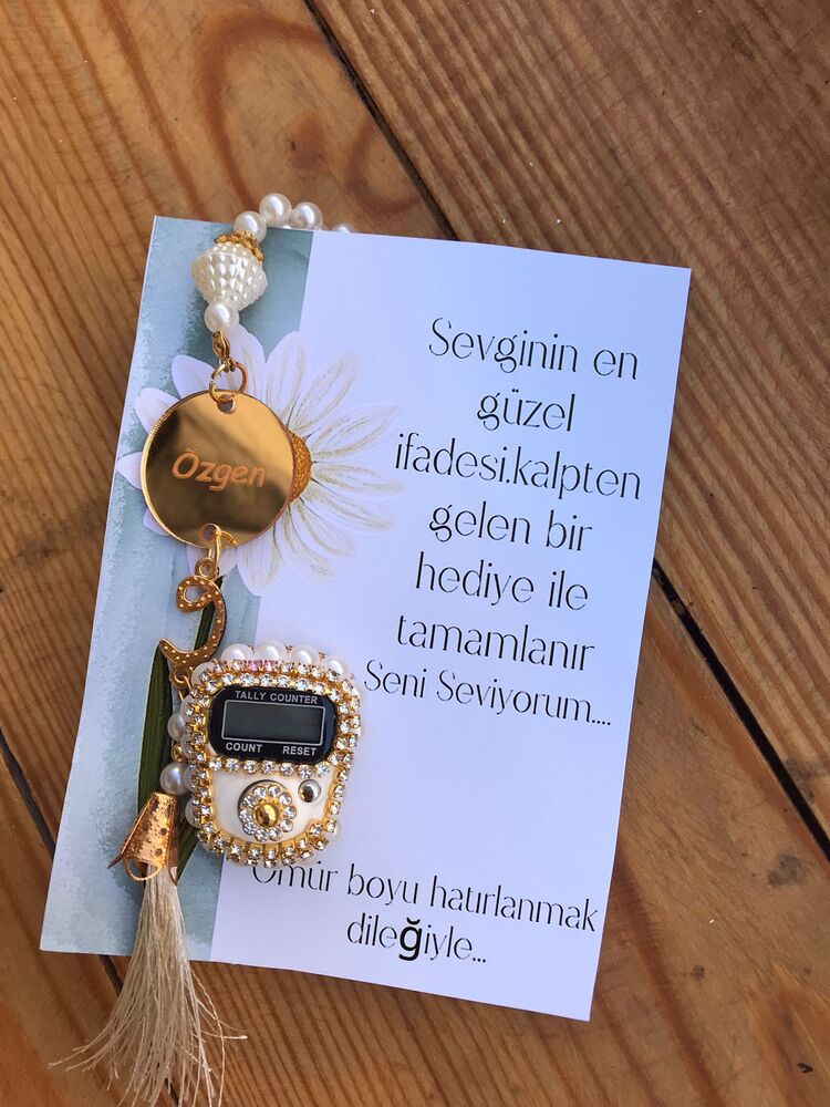 tespih isimli ve zikir matik hediyelik