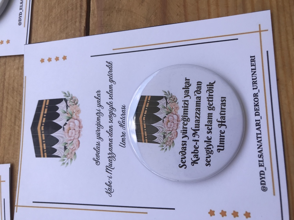 Buton Magnet açıcak hediyelik 
