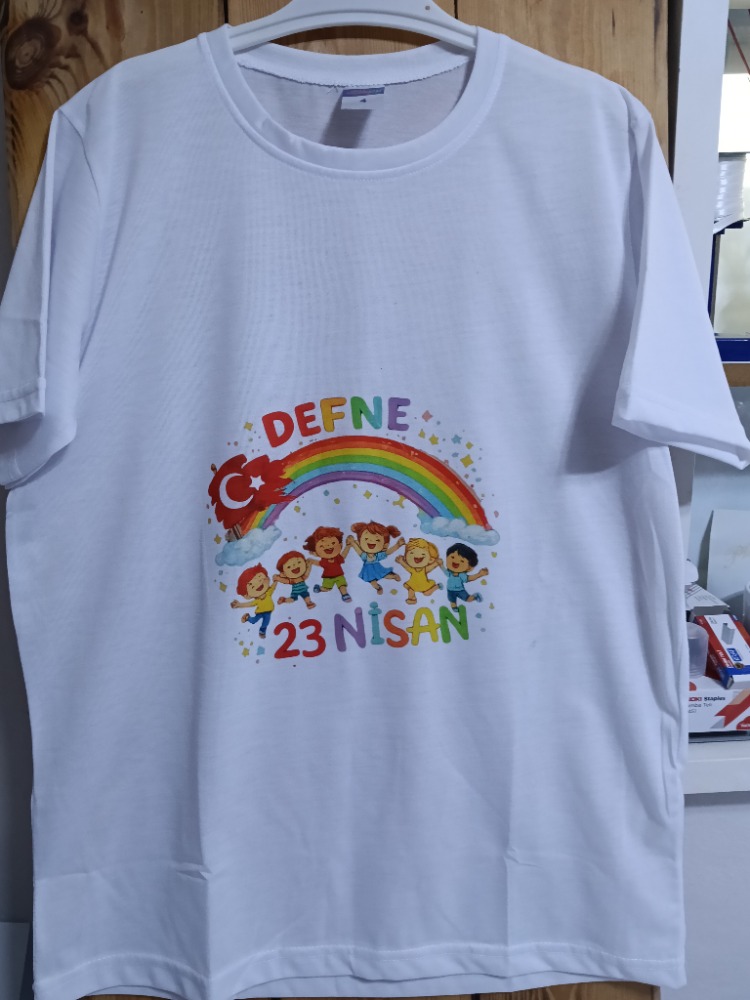 23 Nisan baskili T-shirt